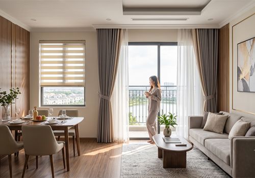 Rèm cửa Vinhomes Cổ Loa: Giải pháp không gian sống Đẳng Cấp & Sang Trọng