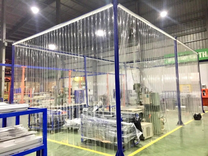Rèm nhựa PVC trong suốt