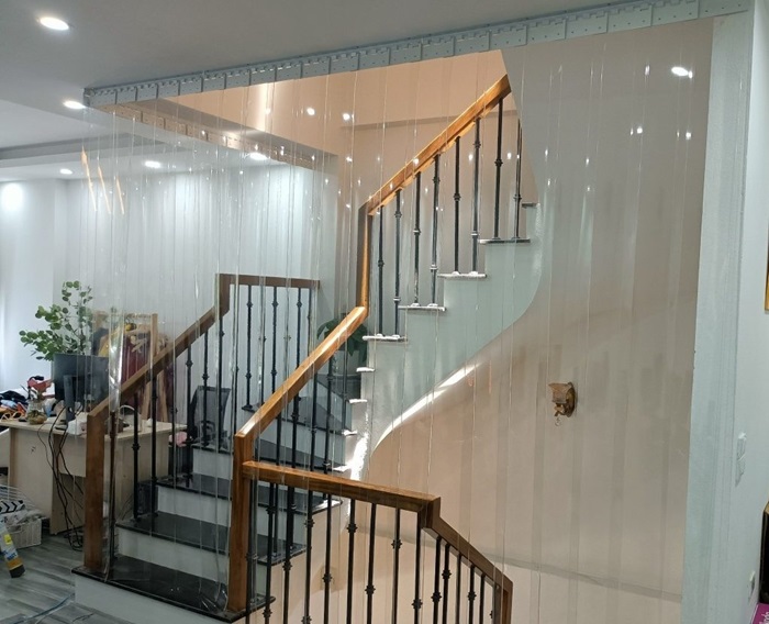 Rèm nhựa PVC trong suốt