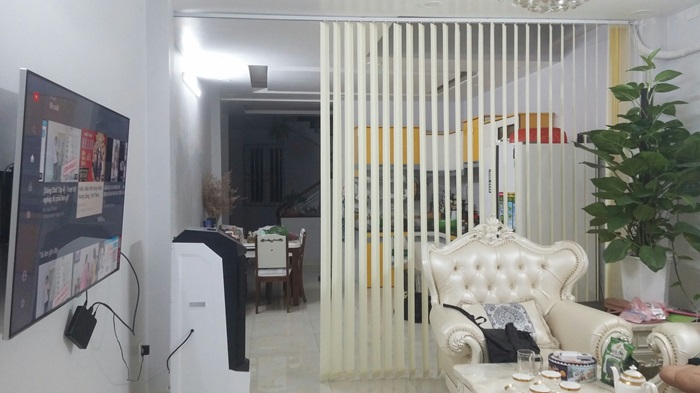 Rèm lá dọc phòng khách